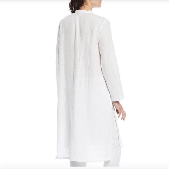 Eileen Fisher Organic French Linen Tunic, Small - Picture 3 of 11